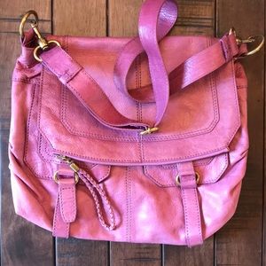 Last Chance:New “The Sak” Purple Leather Crossbody